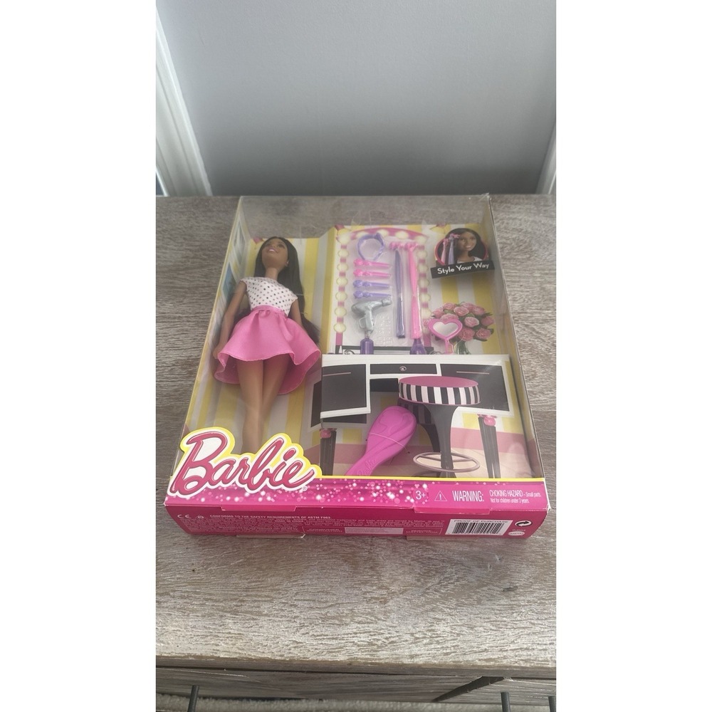 NEW Barbie Nikki Doll You Can Be Anything Hair Accessories Salon Set New In Box - Picture 12 of 15